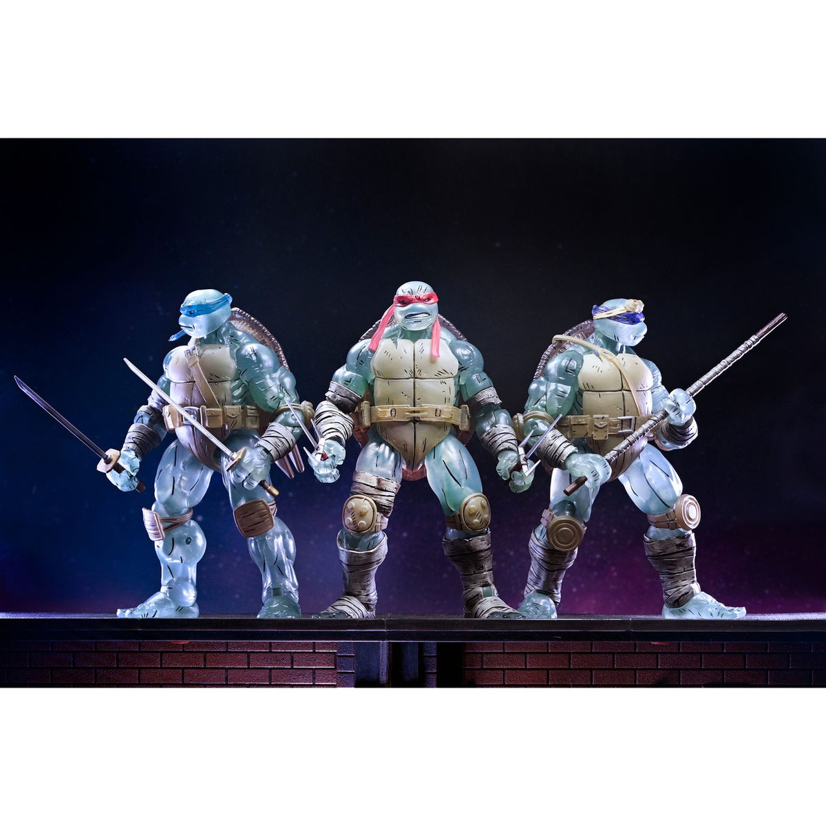 Image produit Teenage Mutant Ninja Turtles (The Last Ronin) Figurines d’action Pack de 3 Ghost Brothers 18 cm
