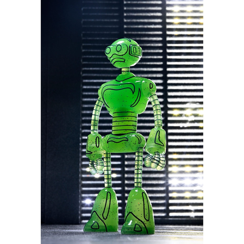 Image produit Teenage Mutant Ninja Turtles (Mirage Comics) figurine articulée Transmat Fugitoid GID 18 cm