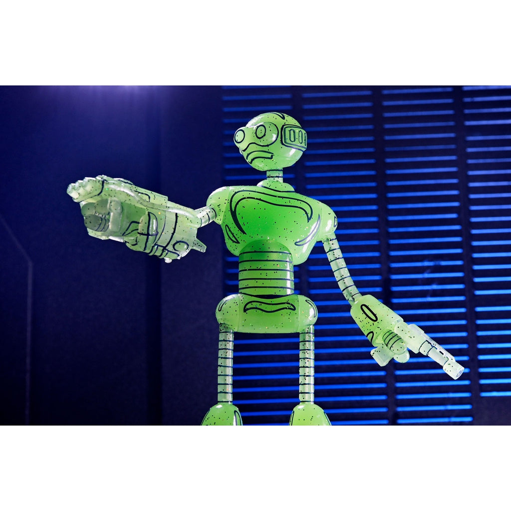 Image produit Teenage Mutant Ninja Turtles (Mirage Comics) figurine articulée Transmat Fugitoid GID 18 cm