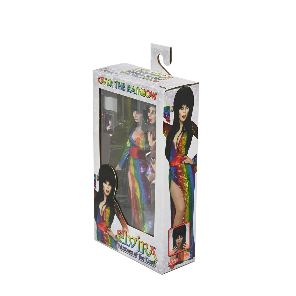 Image produit Elvira, Mistress of the Dark figurine articulée textile Over the Rainbow Elvira 20 cm