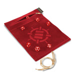 Image produit Enhance Tabletop Roll on a Scroll pochette à dés avec dés rouge