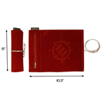Image produit Enhance Tabletop Roll on a Scroll pochette à dés avec dés rouge