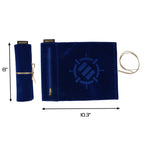 Image produit Enhance Tabletop Roll on a Scroll – Pochette à dés avec dés bleus