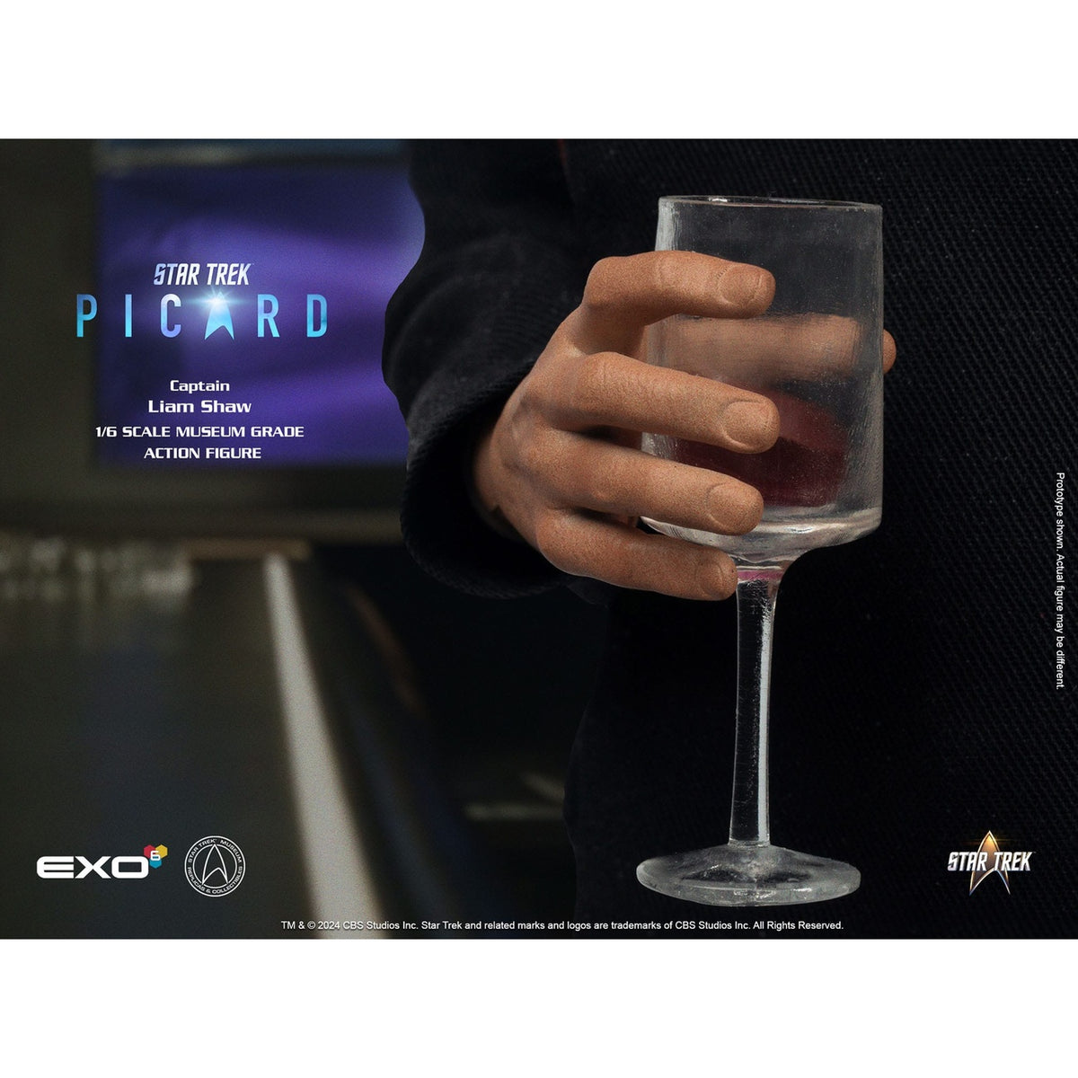 Image produit Star Trek: Picard figurine articulée 1/6 Captain Liam Shaw 30 cm