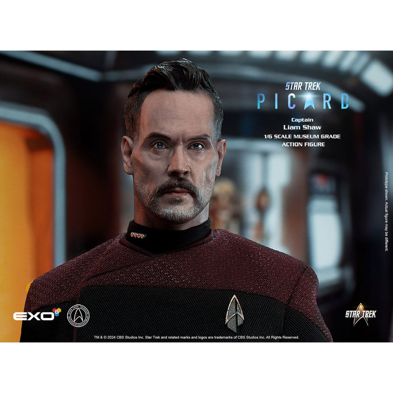 Image produit Star Trek: Picard figurine articulée 1/6 Captain Liam Shaw 30 cm