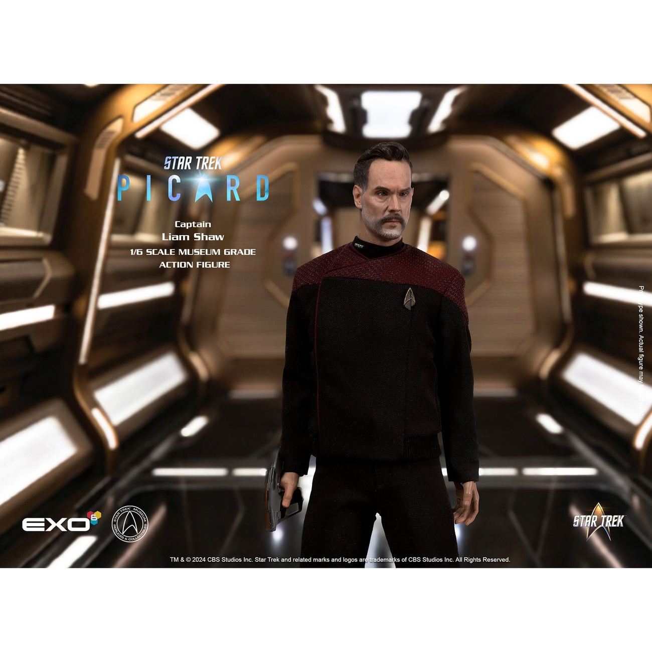 Image produit Star Trek: Picard figurine articulée 1/6 Captain Liam Shaw 30 cm