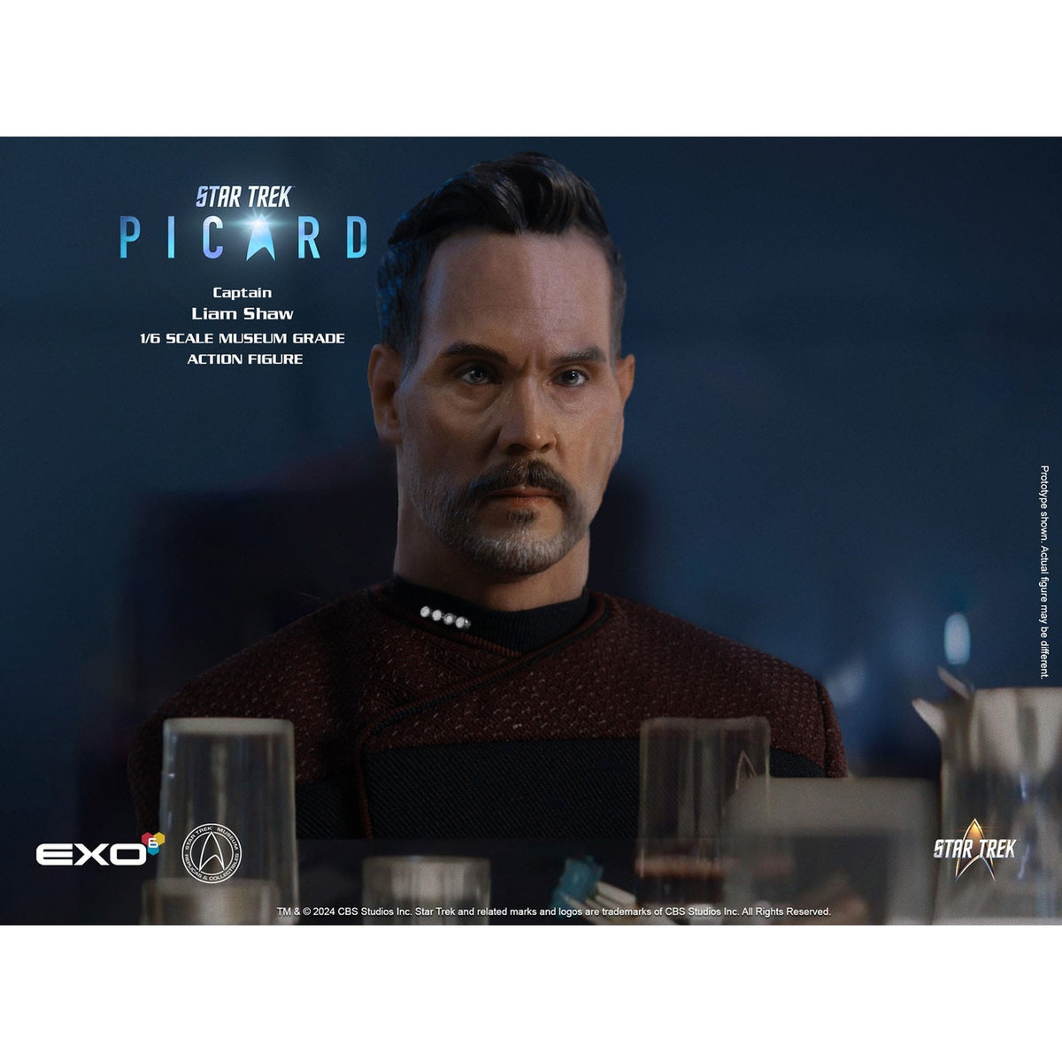 Image produit Star Trek: Picard figurine articulée 1/6 Captain Liam Shaw 30 cm