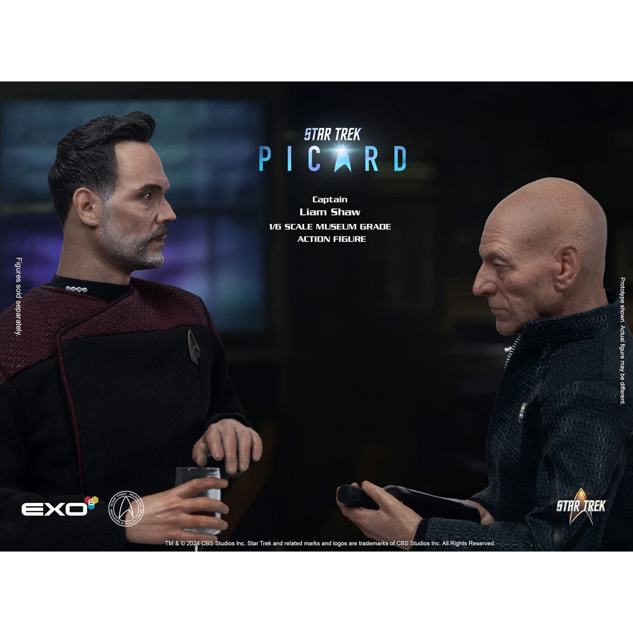 Image produit Star Trek: Picard figurine articulée 1/6 Captain Liam Shaw 30 cm