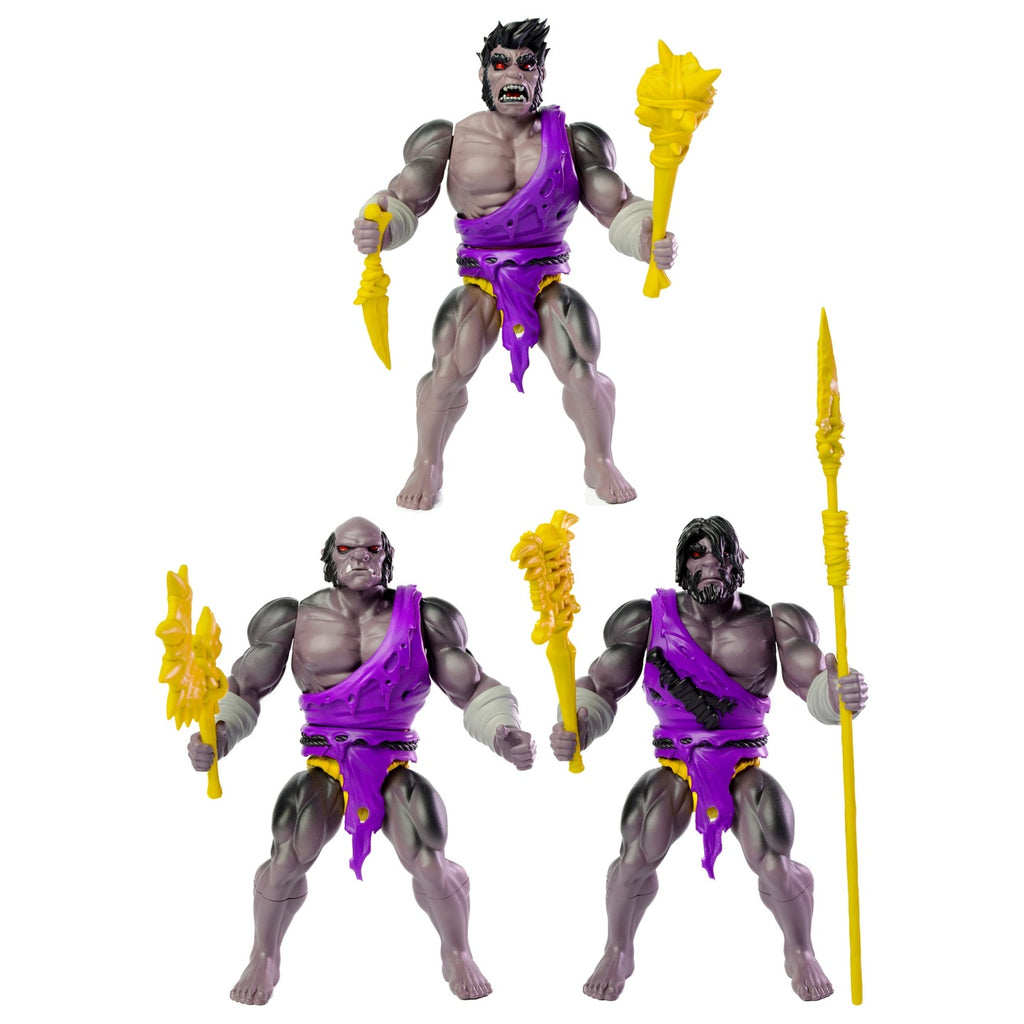 Image produit Legends of Dragonore Wave 2 : Dragon Hunt – Pack de 3 figurines Brukteror Cave Men 14 cm