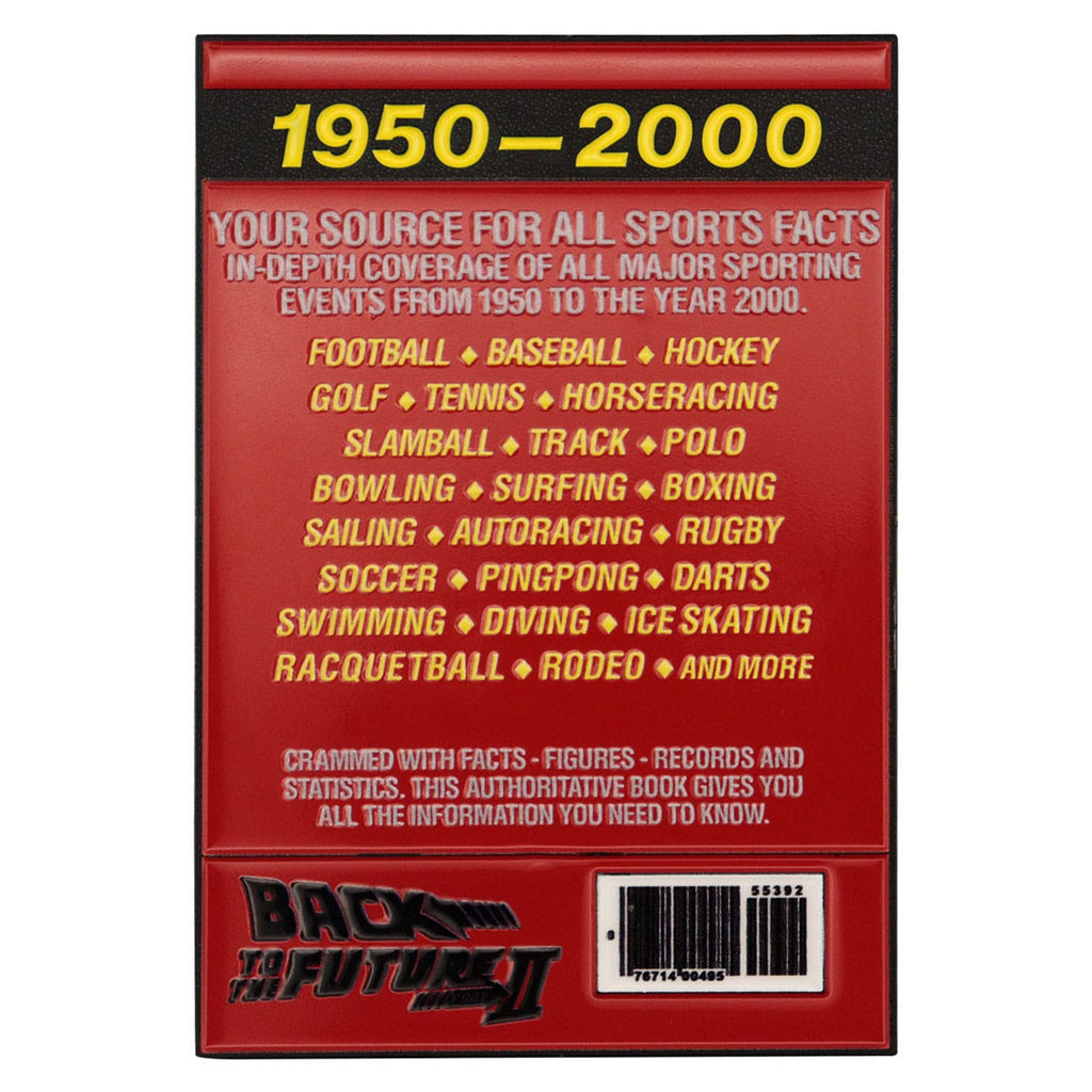 Image produit Retour vers le futur Lingot en métal Sports Almanac Édition Limitée