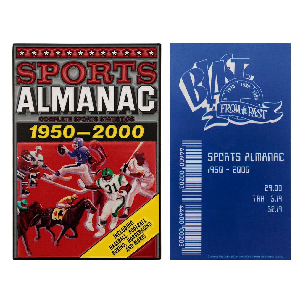 Image produit Retour vers le futur Lingot en métal Sports Almanac Édition Limitée