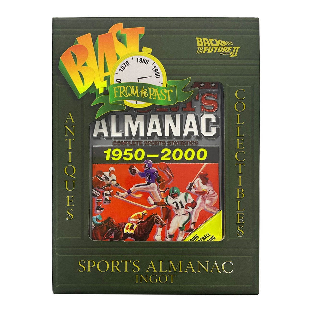 Image produit Retour vers le futur Lingot en métal Sports Almanac Édition Limitée