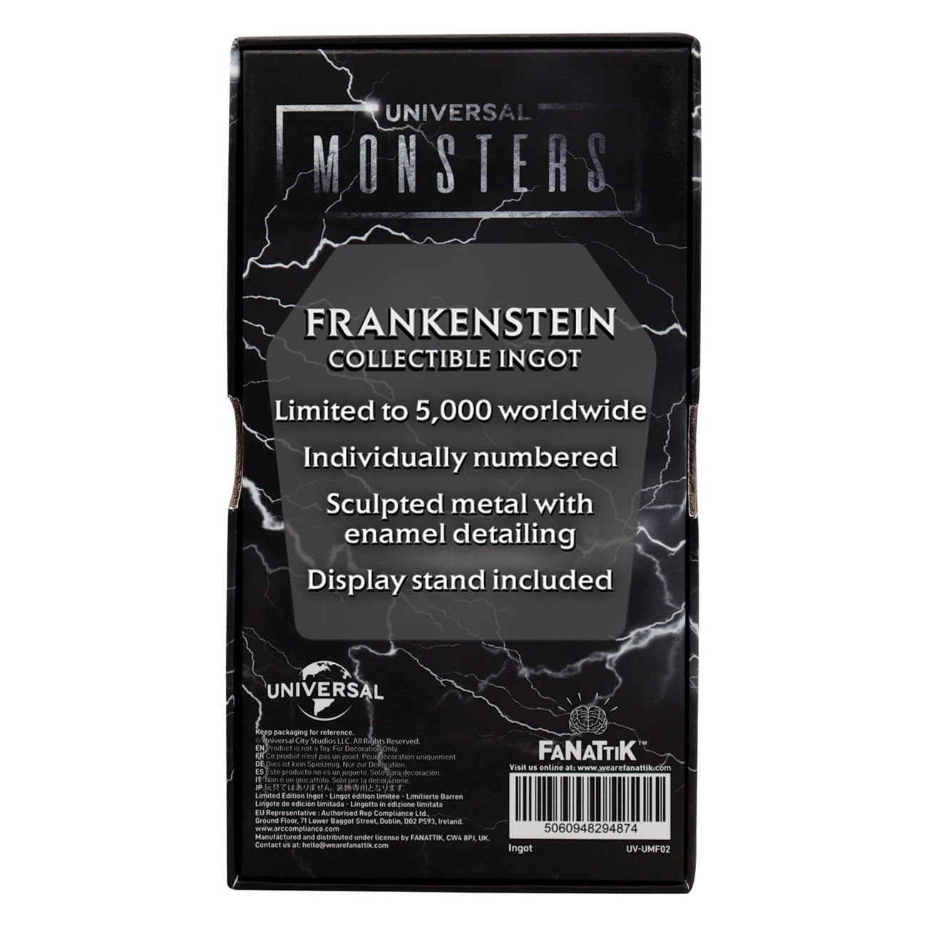 Product image Universal Monsters Metal Bar Frankenstein’s Monster Limited Edition
