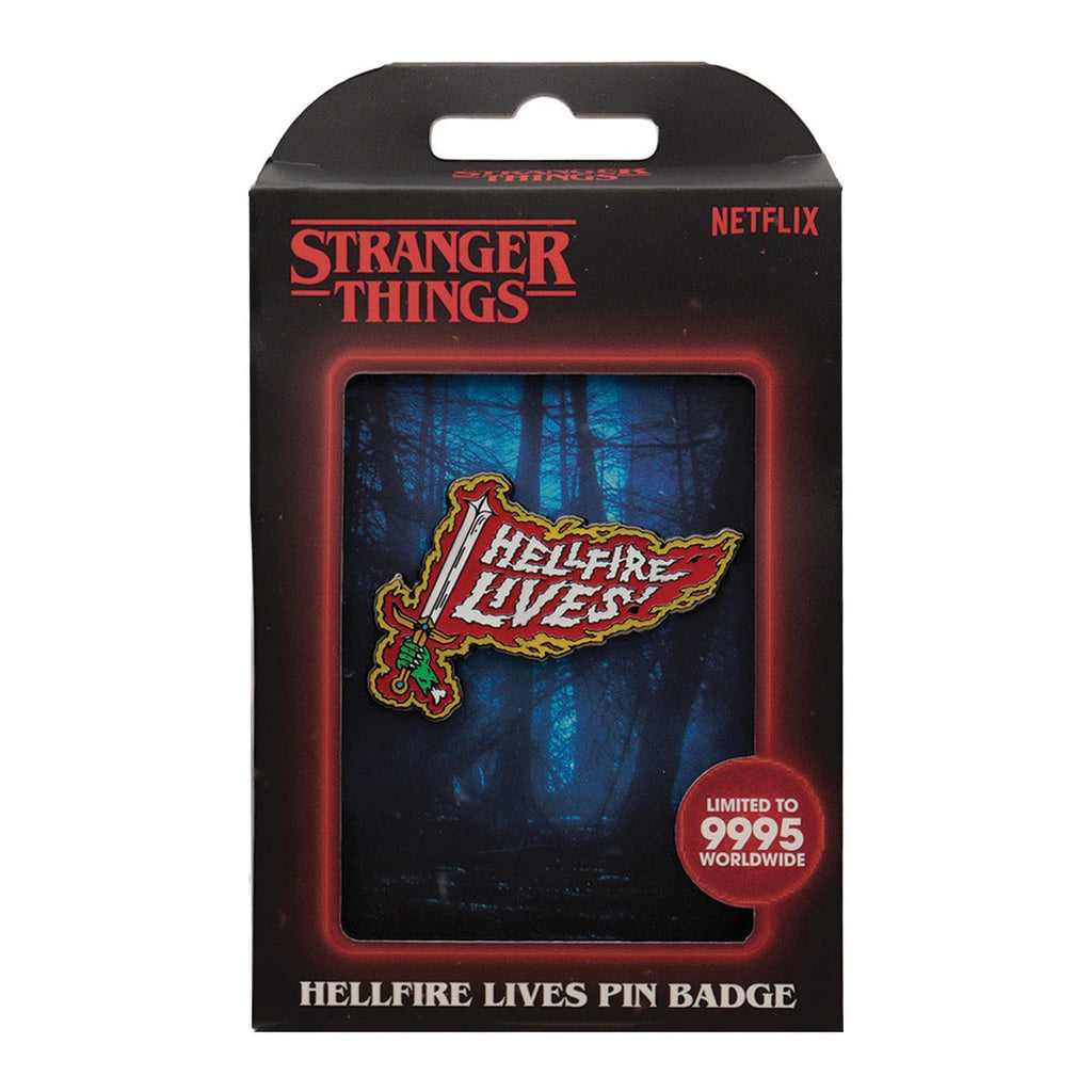 Image produit Stranger Things Pin Hellfire Lives Édition Limitée