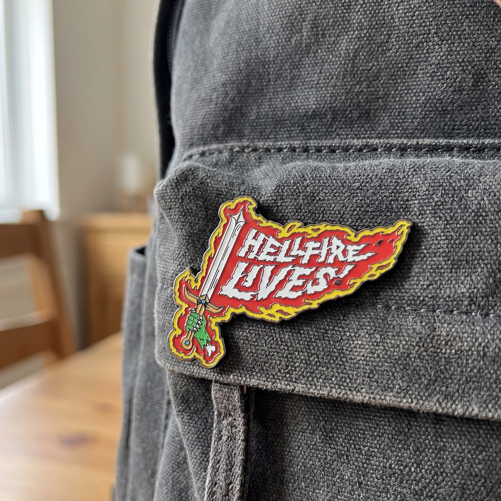Image produit Stranger Things Pin Hellfire Lives Édition Limitée