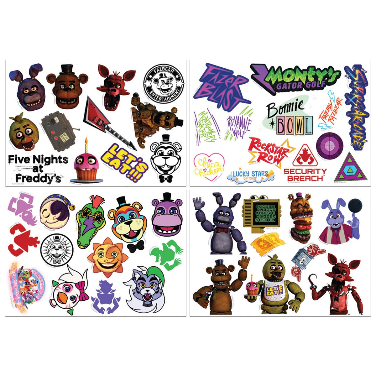 Image produit Pack d’autocollants tech Five Nights at Freddy’s