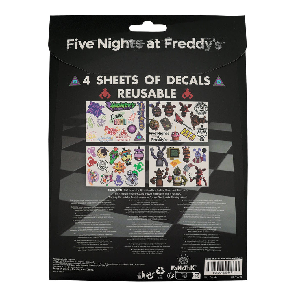 Image produit Pack d’autocollants tech Five Nights at Freddy’s