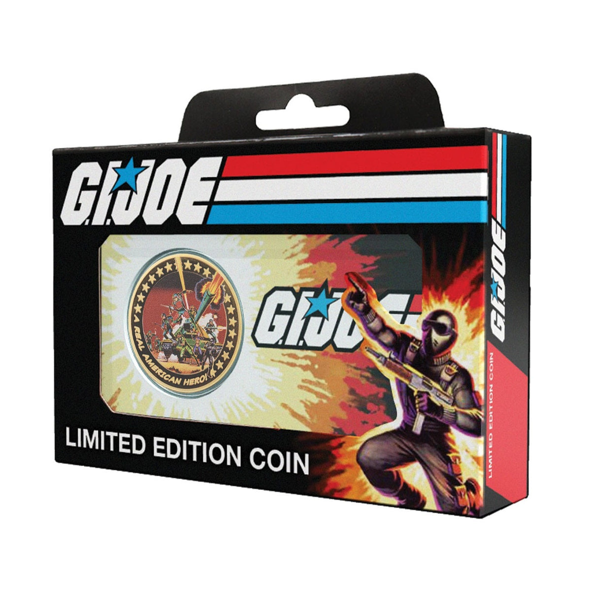 Image produit G.I. Joe Pièce de collection A Real American Hero 60e anniversaire édition limitée plaquée or 24 carats