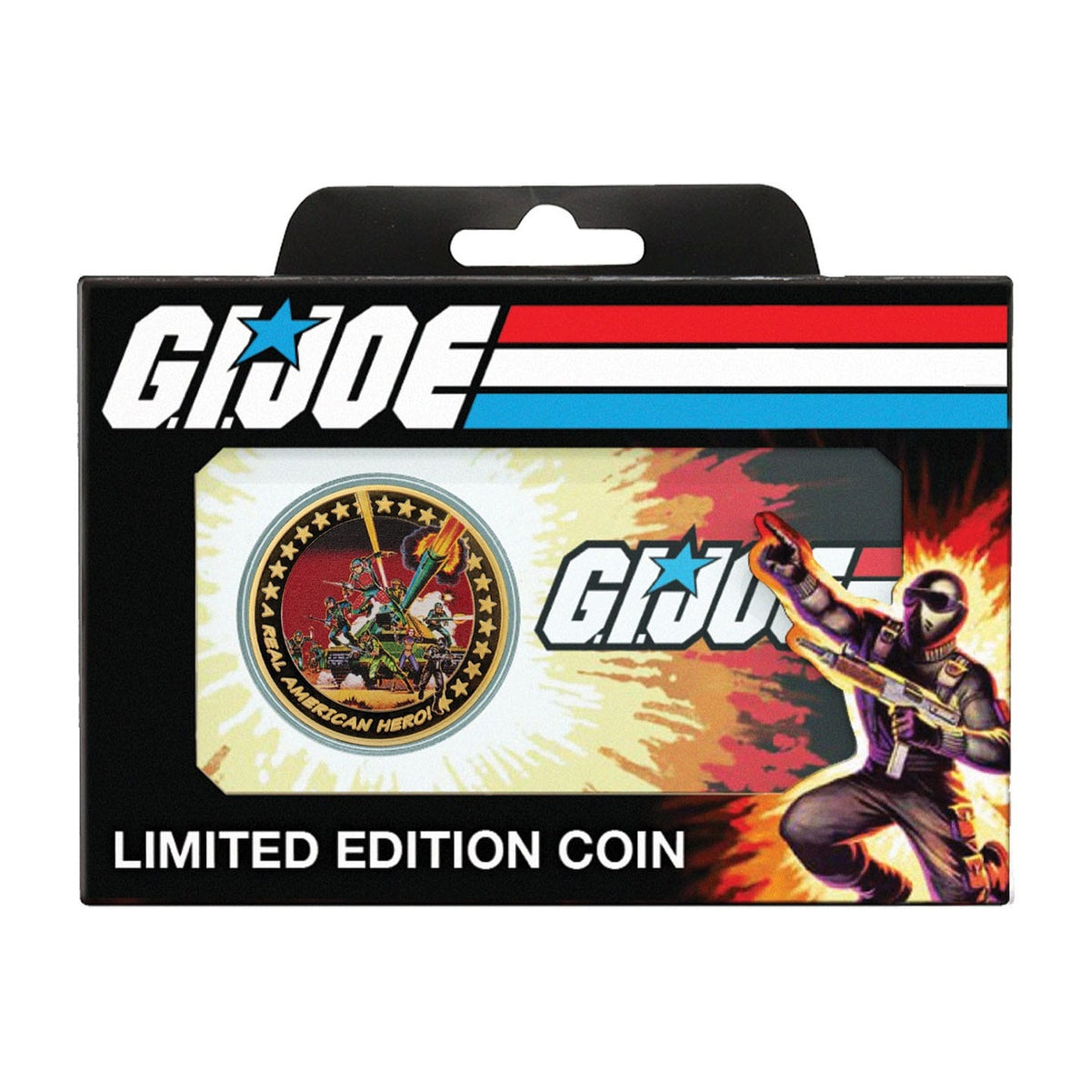 Image produit G.I. Joe Pièce de collection A Real American Hero 60e anniversaire édition limitée plaquée or 24 carats