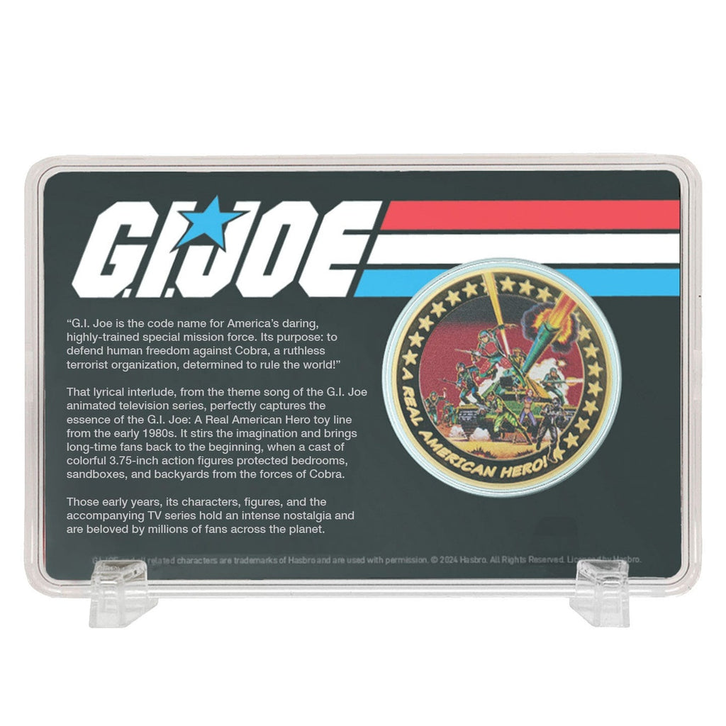 Image produit G.I. Joe Pièce de collection A Real American Hero 60e anniversaire édition limitée plaquée or 24 carats
