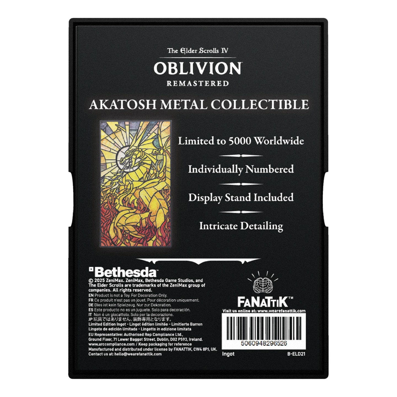 Product image The Elder Scrolls IV: Oblivion Metal Ingot Akatosh