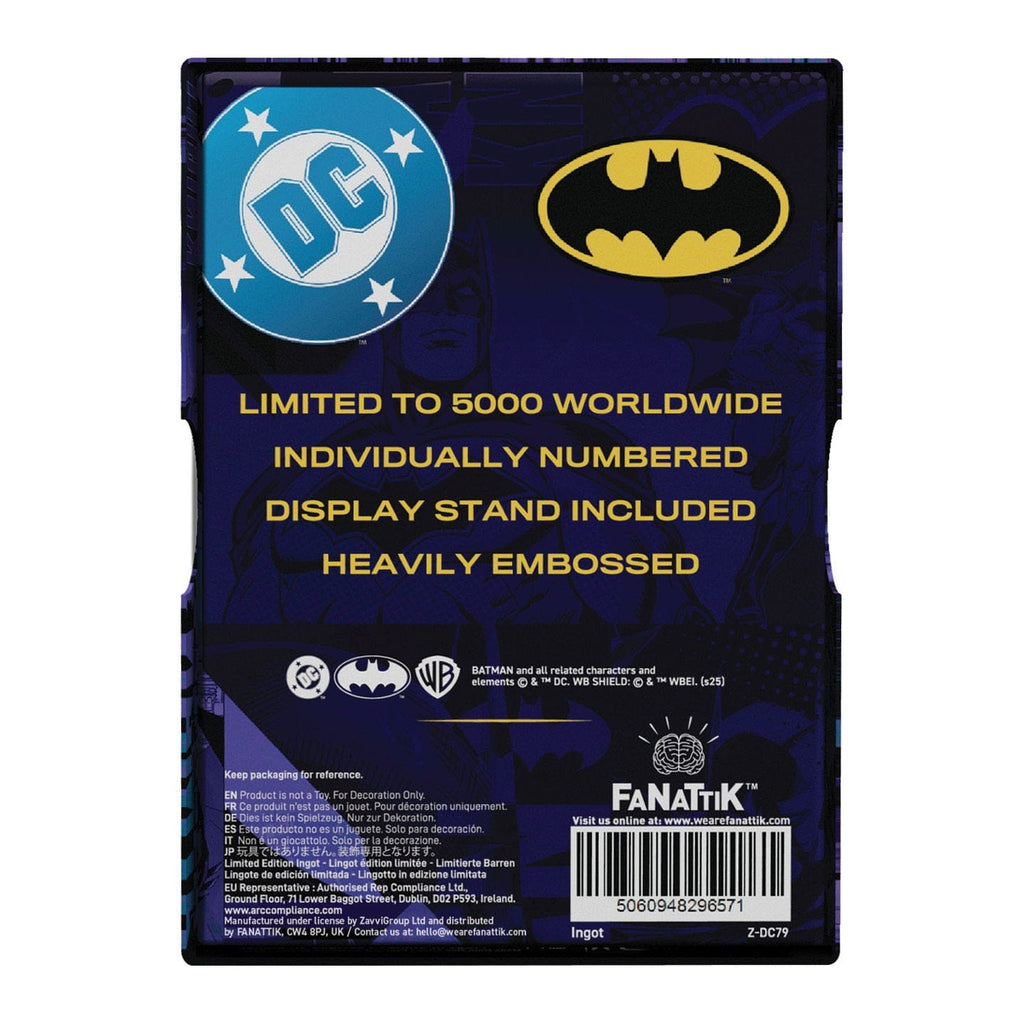 Image produit DC Comics Lingot Métal Batman Detective Comics n°9 Édition Limitée