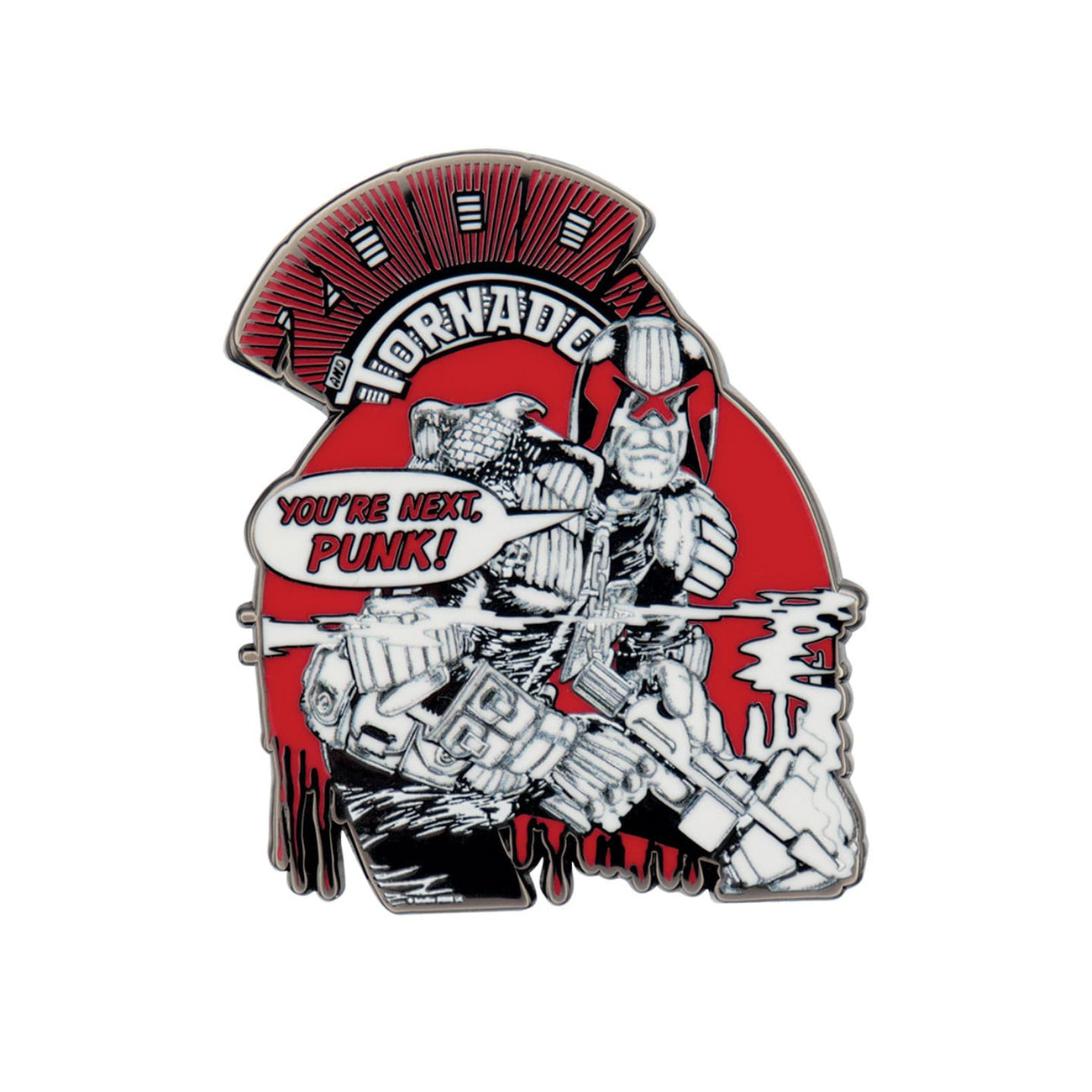 Image produit 2000 AD Pin's Judge Dredd You're Next Punk Édition Limitée