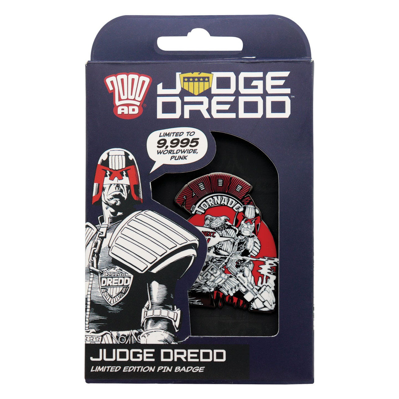 Image produit 2000 AD Pin's Judge Dredd You're Next Punk Édition Limitée