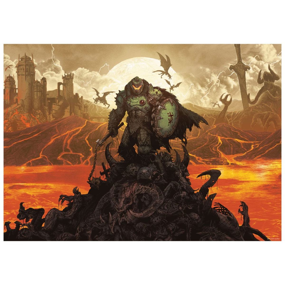 Image produit Doom: The Dark Ages Art Print Édition Limitée 42 x 30 cm