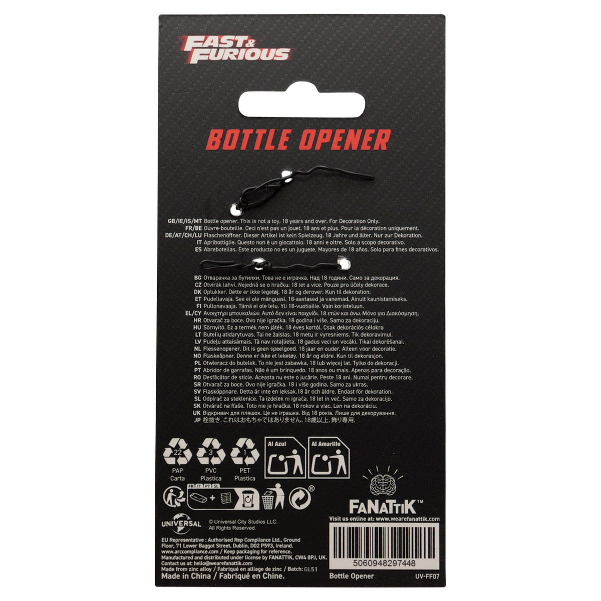 Product image Fast & Furious Bottle Opener Wrench