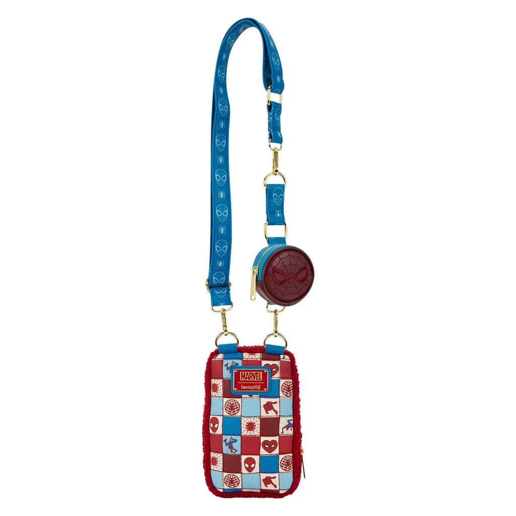 Image produit Marvel by Loungefly sac bandoulière Spider-Man pour téléphone portable avec portefeuille