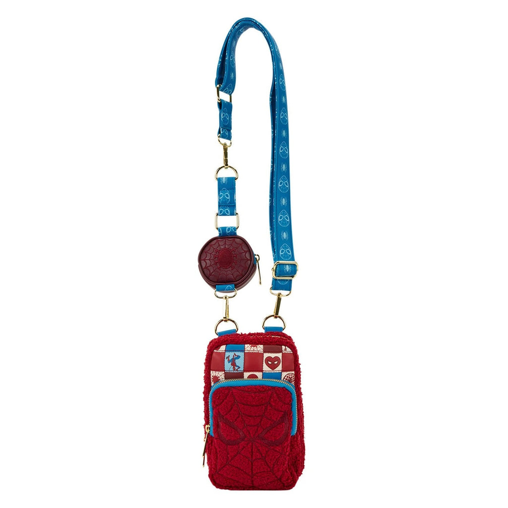 Image produit Marvel by Loungefly sac bandoulière Spider-Man pour téléphone portable avec portefeuille
