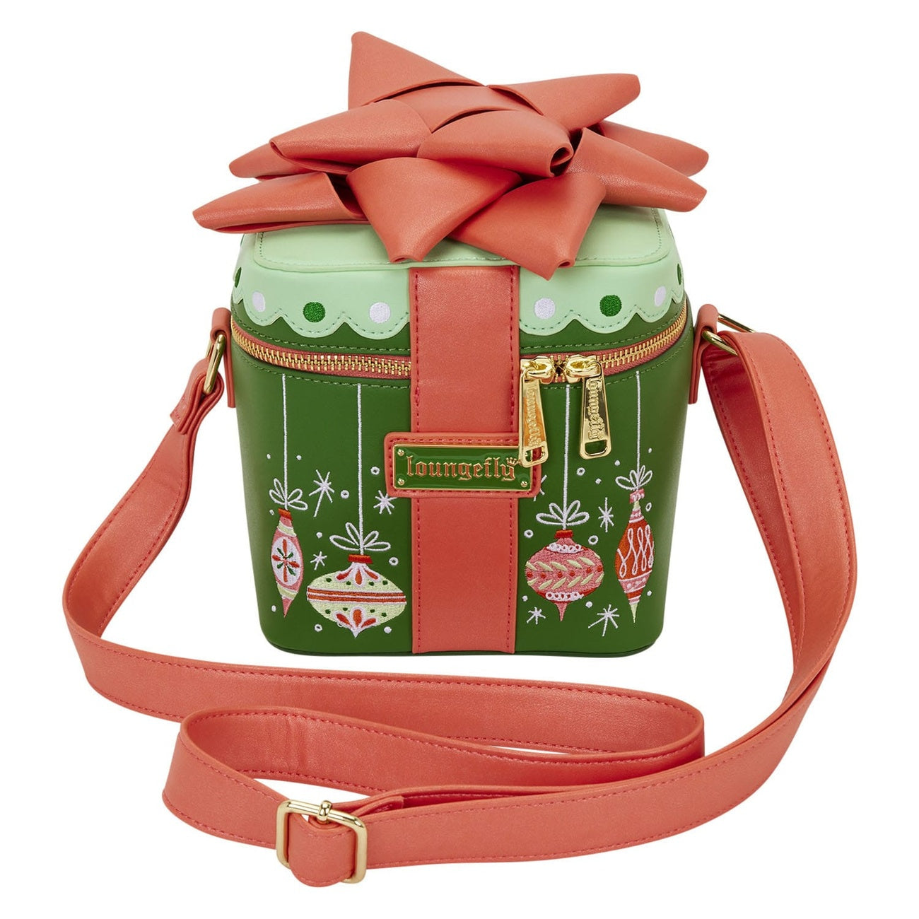 Product image Loungefly Figural Holiday Gift Crossbody Bag