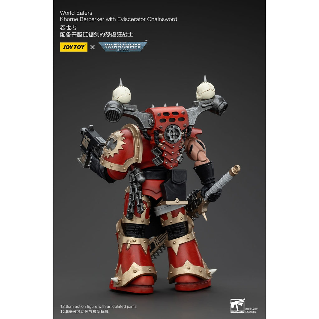 Product image Warhammer 40k Action Figure 1/18 World Eaters Khorne Berzerker with Eviscerator Chainsword 13 cm