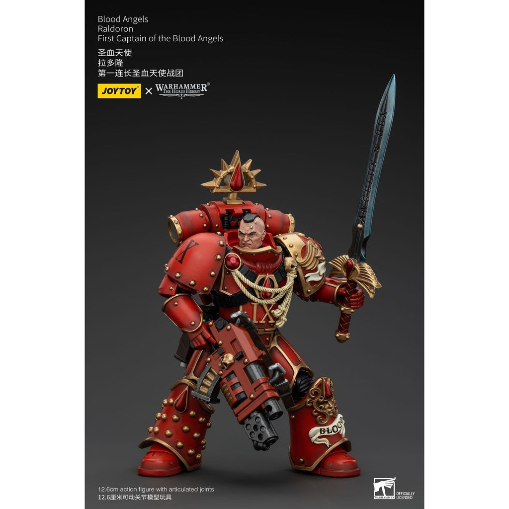Image produit Warhammer The Horus Heresy Figurine articulée 1/18 Blood Angels Raldoron Premier Capitaine des Blood Angels 13 cm
