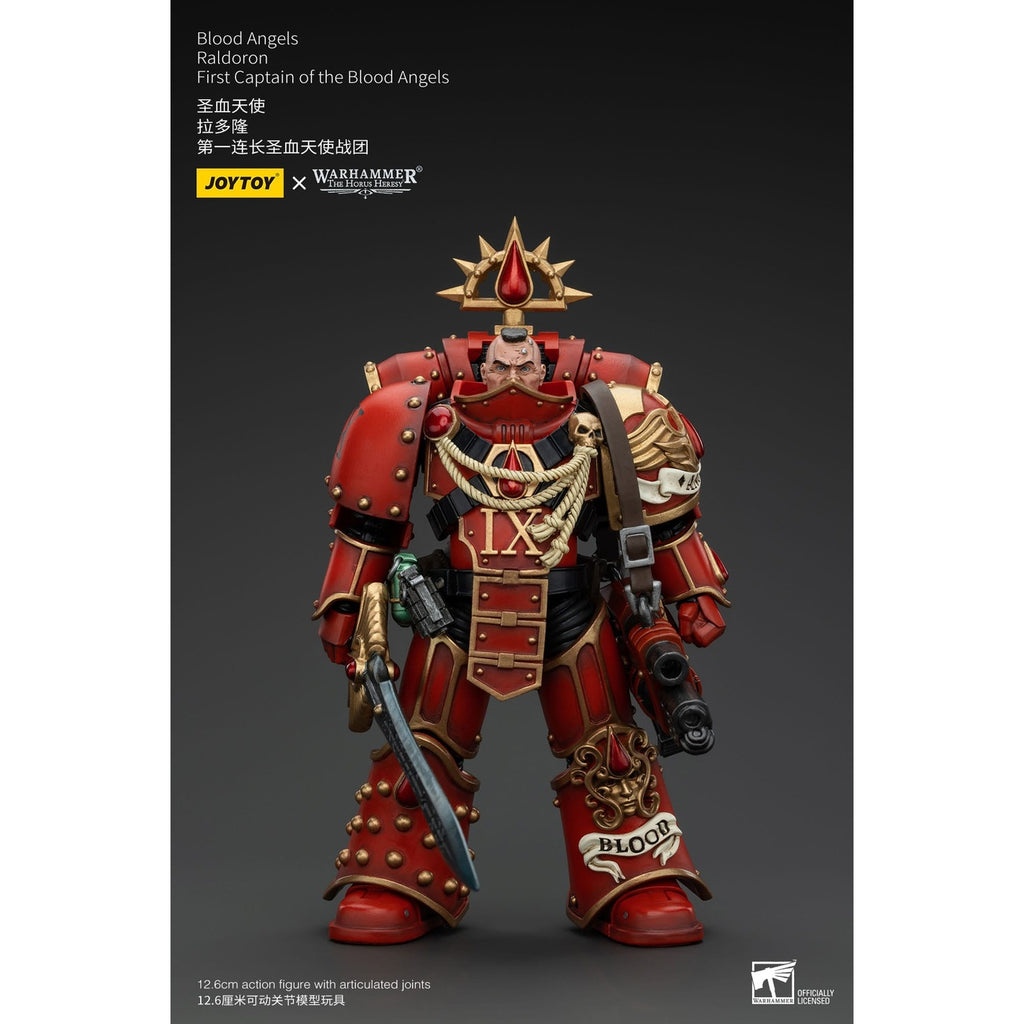 Image produit Warhammer The Horus Heresy Figurine articulée 1/18 Blood Angels Raldoron Premier Capitaine des Blood Angels 13 cm