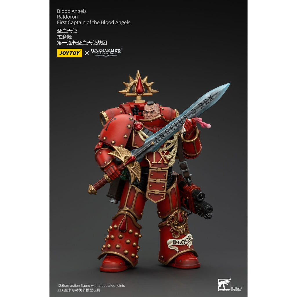Image produit Warhammer The Horus Heresy Figurine articulée 1/18 Blood Angels Raldoron Premier Capitaine des Blood Angels 13 cm