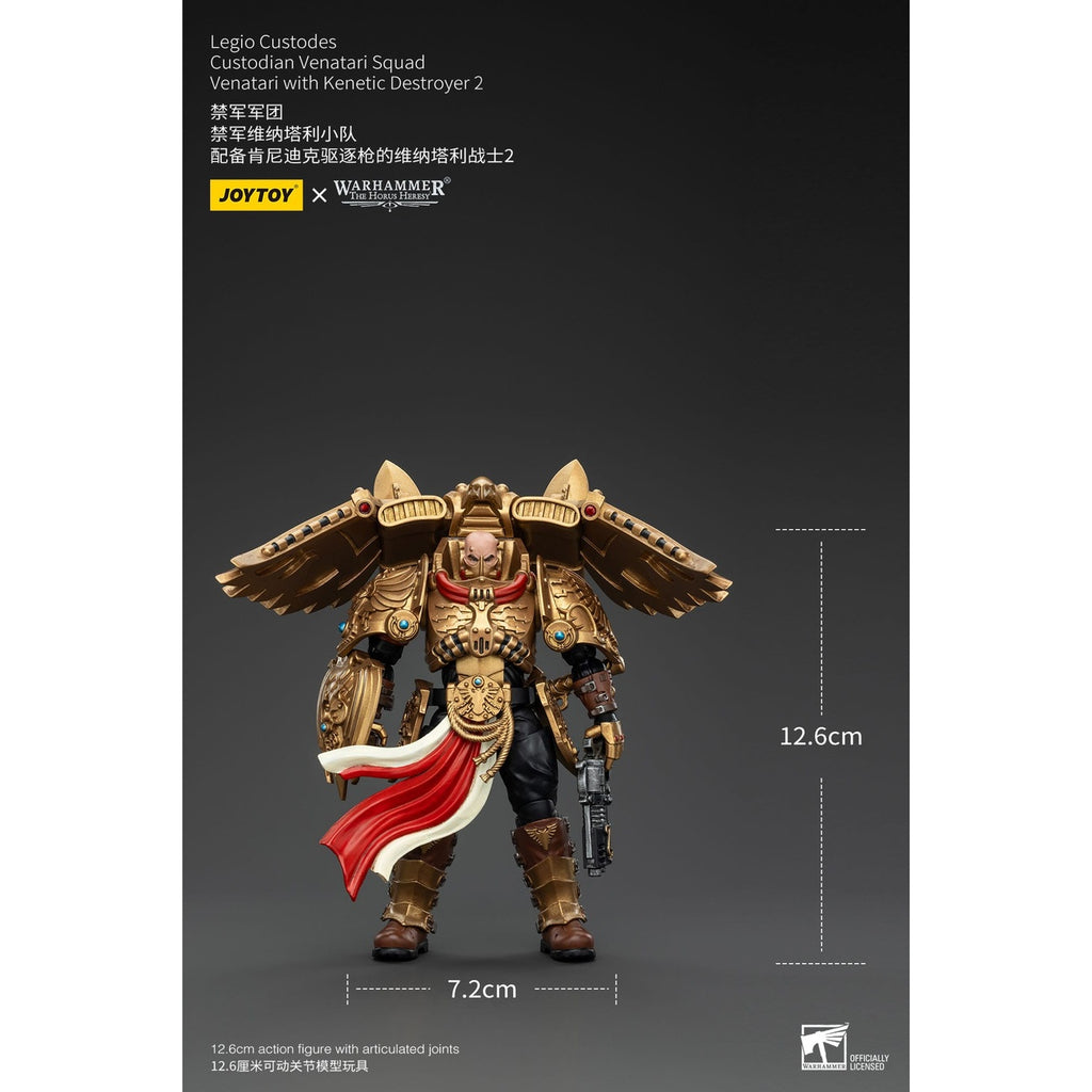 Image produit Warhammer The Horus Heresy Figurine articulée 1/18 Legio Custodes Custodian Venatari Squad Venatari with Kinetic Destroyer 2 13