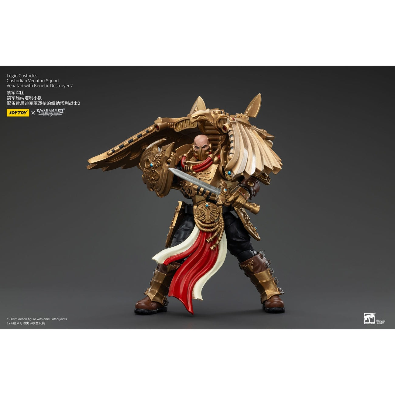 Image produit Warhammer The Horus Heresy Figurine articulée 1/18 Legio Custodes Custodian Venatari Squad Venatari with Kinetic Destroyer 2 13