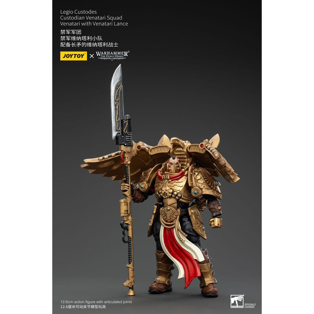 Product image Warhammer The Horus Heresy Action Figure 1/18 Legio Custodes Custodian Venatari Squad Venatari with Venatari Lance 13 cm