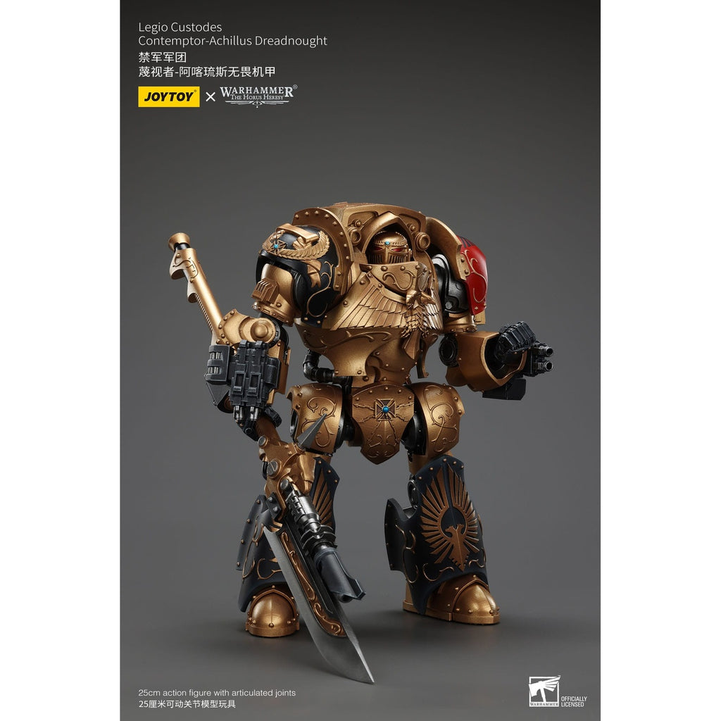 Image produit Figurine articulée Warhammer The Horus Heresy Legio Custodes Contemptor-Achillus Dreadnought 25 cm