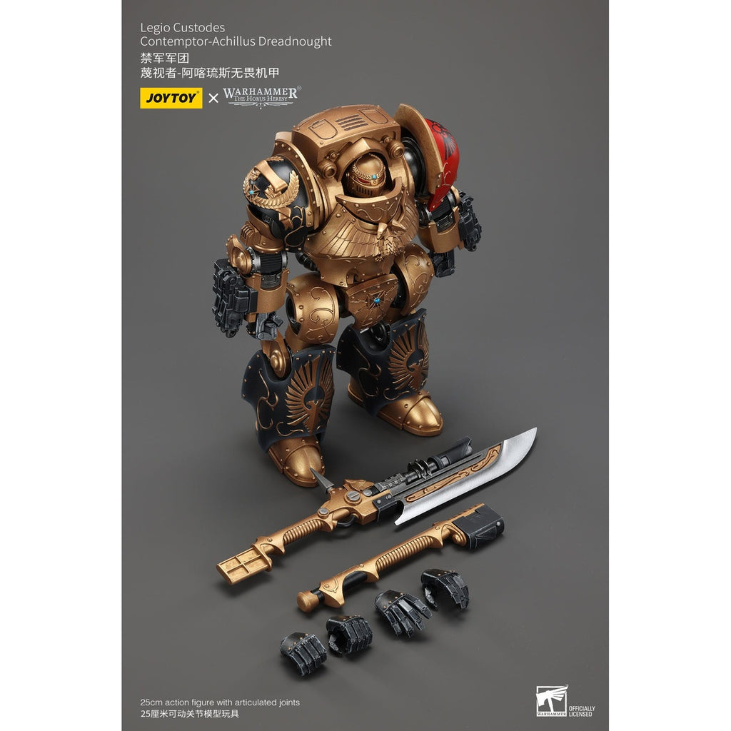 Image produit Figurine articulée Warhammer The Horus Heresy Legio Custodes Contemptor-Achillus Dreadnought 25 cm