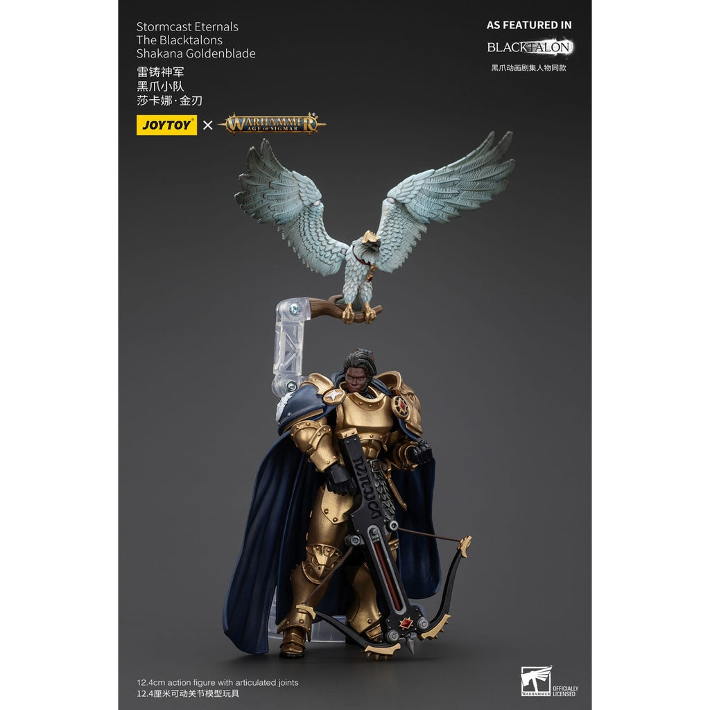 Image produit Warhammer Age of Sigmar Figurine articulée Stormcast Eternals The Blacktalons Shakana Goldenblade 20 cm