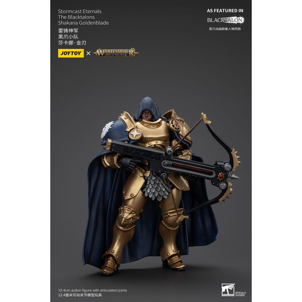 Image produit Warhammer Age of Sigmar Figurine articulée Stormcast Eternals The Blacktalons Shakana Goldenblade 20 cm