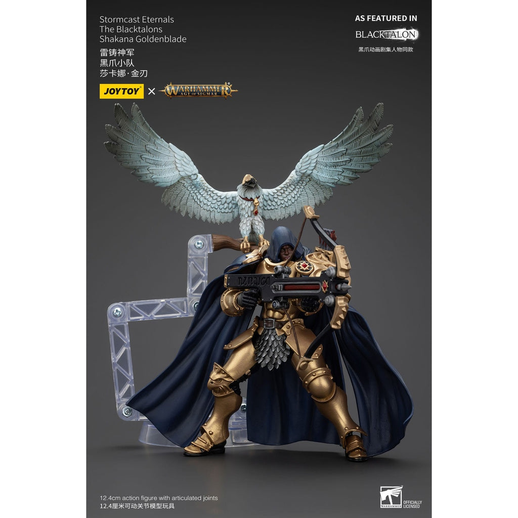 Image produit Warhammer Age of Sigmar Figurine articulée Stormcast Eternals The Blacktalons Shakana Goldenblade 20 cm