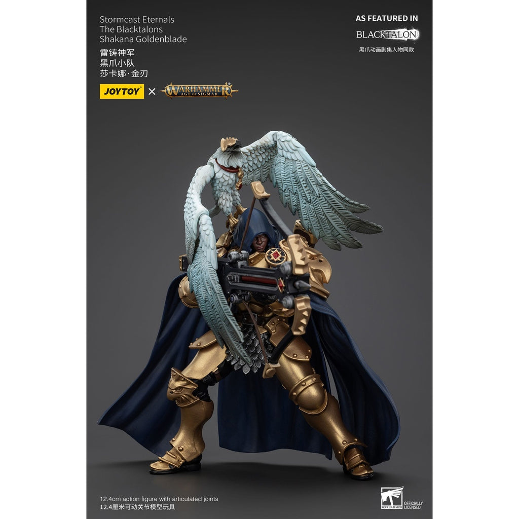 Image produit Warhammer Age of Sigmar Figurine articulée Stormcast Eternals The Blacktalons Shakana Goldenblade 20 cm