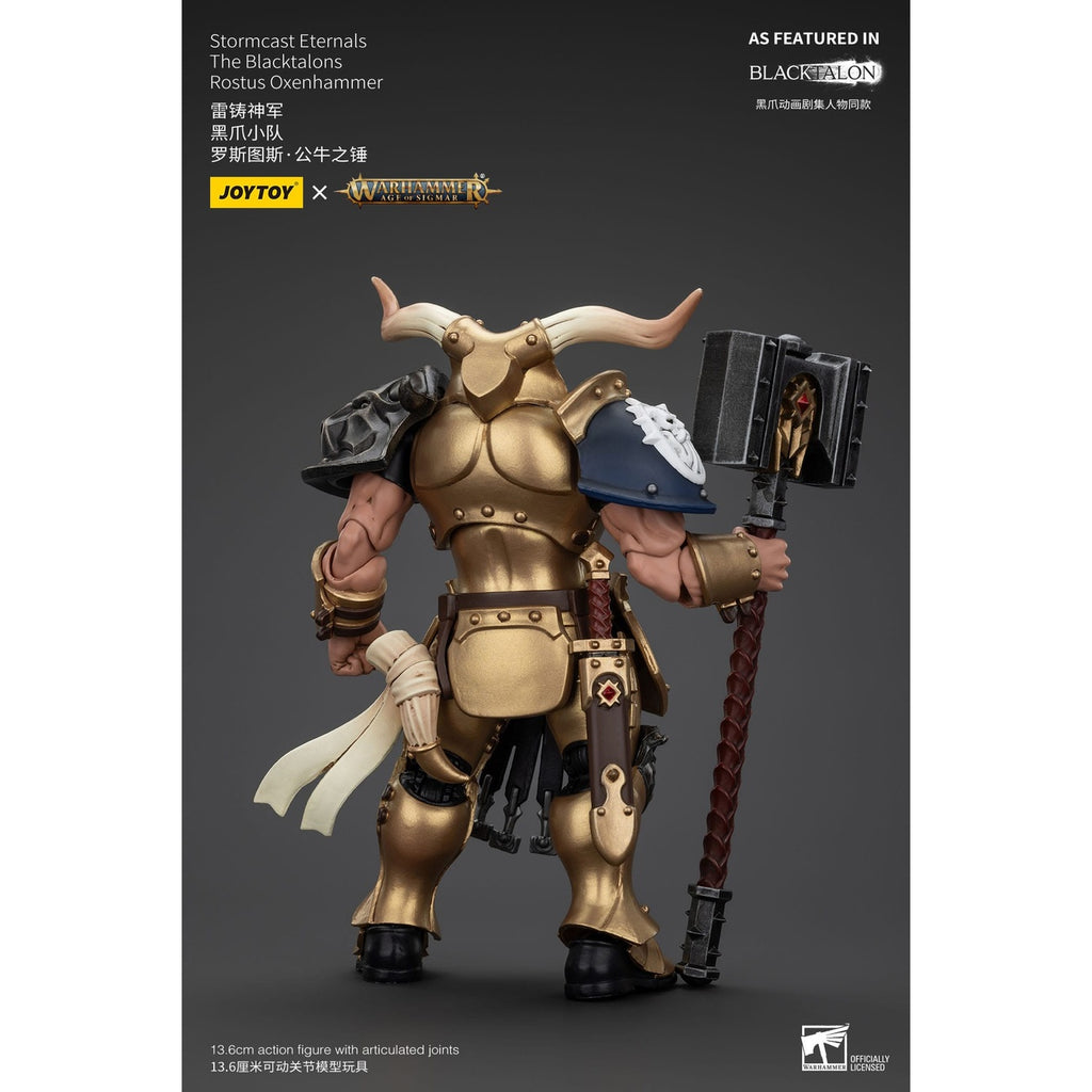 Image produit Warhammer Age of Sigmar Figurine articulée Stormcast Eternals The Blacktalons Rostus Oxen Hammer 20 cm