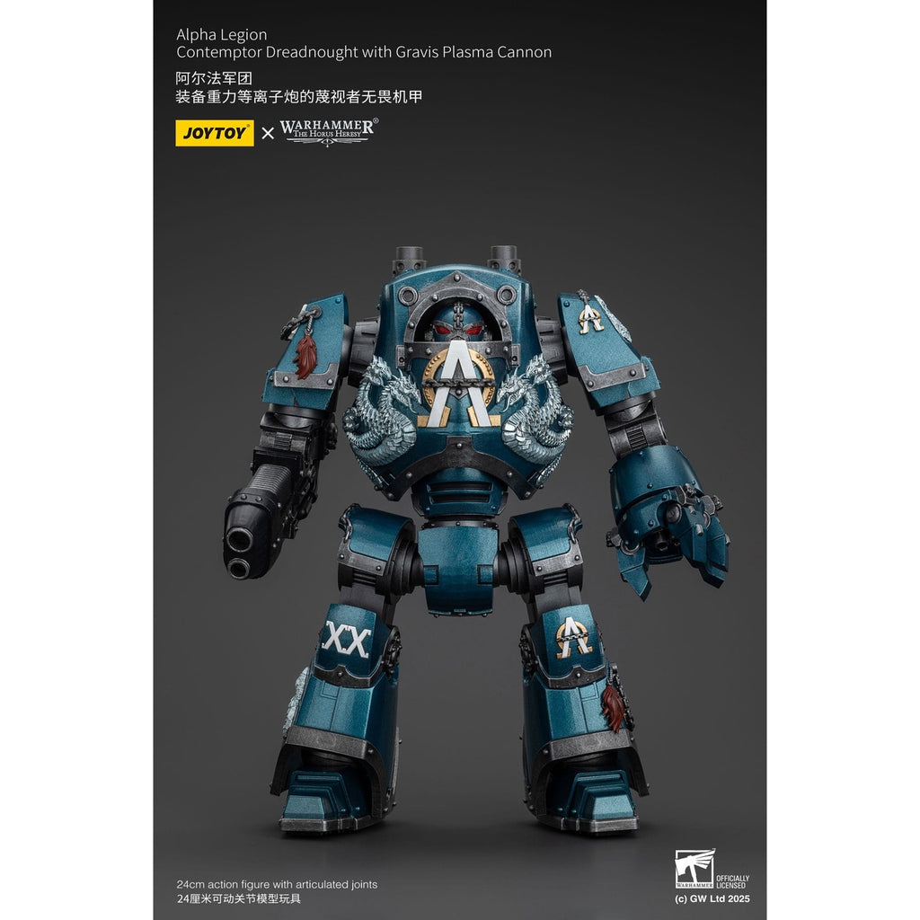 Image produit Warhammer The Horus Heresy figurine articulée Alpha Legion Contemptor Dreadnought avec Gravis Plasma Cannon 25 cm