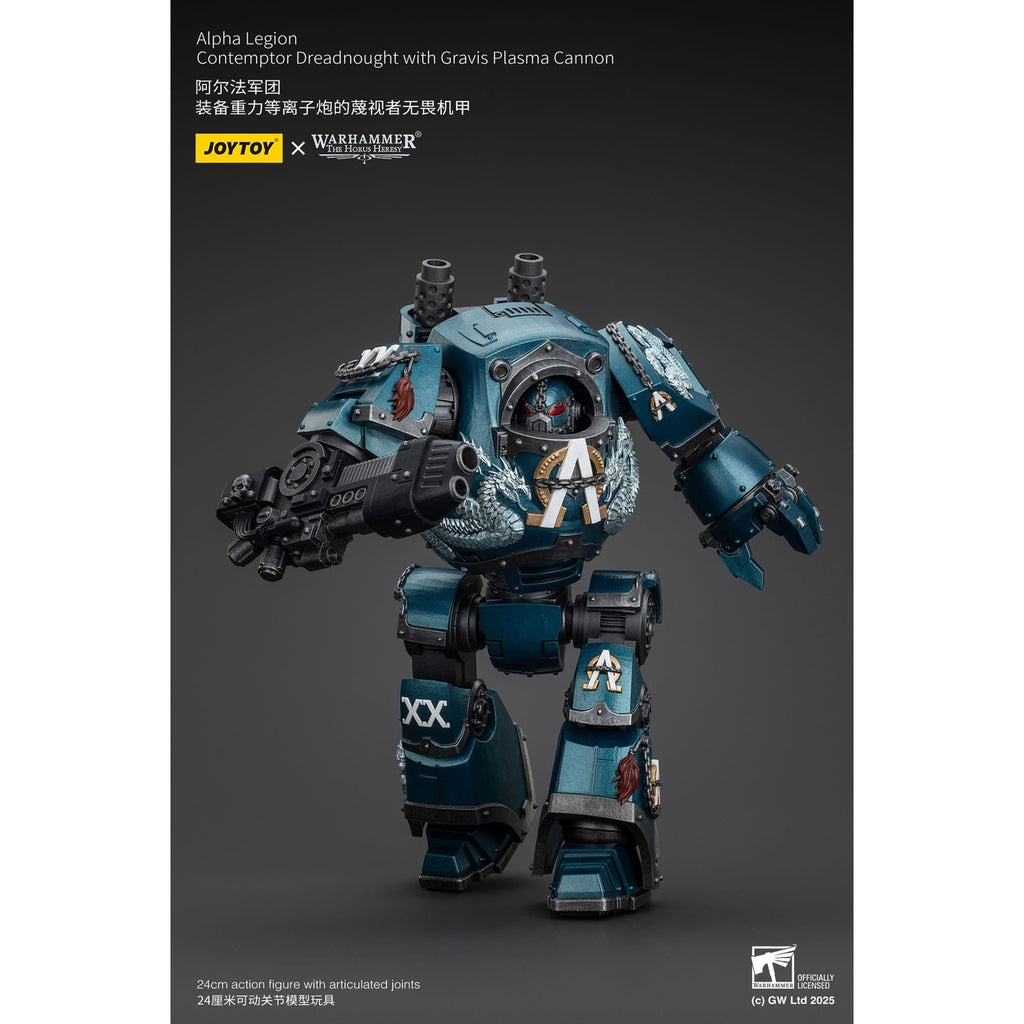 Image produit Warhammer The Horus Heresy figurine articulée Alpha Legion Contemptor Dreadnought avec Gravis Plasma Cannon 25 cm