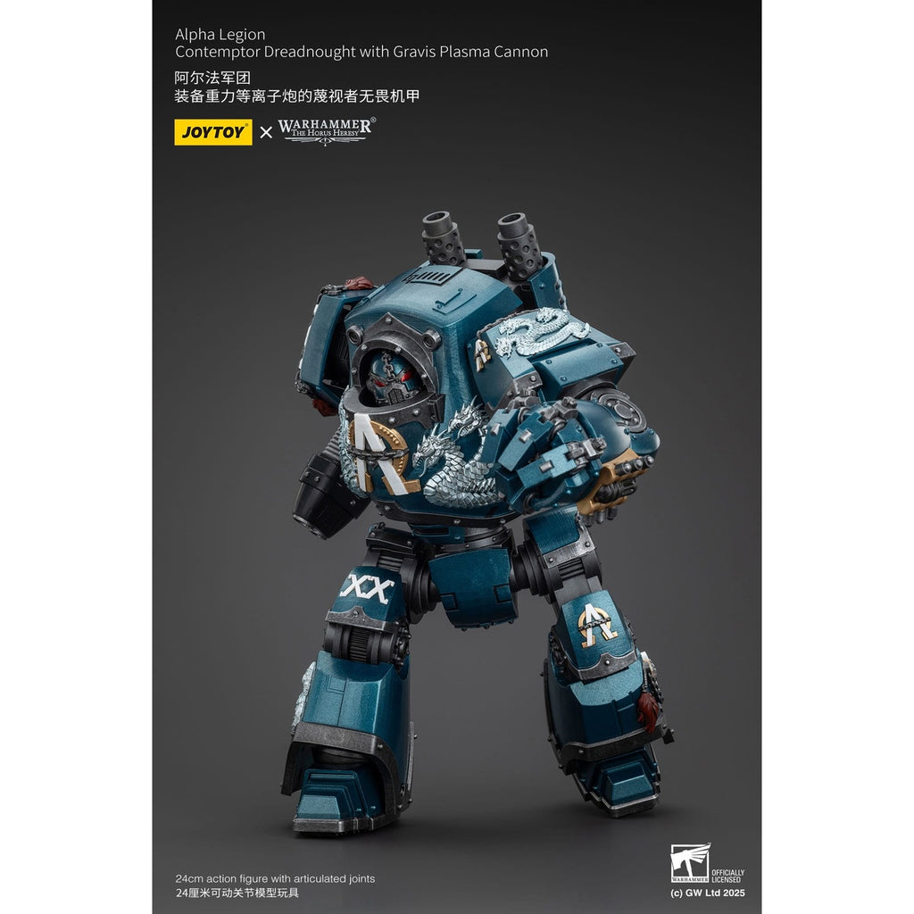 Image produit Warhammer The Horus Heresy figurine articulée Alpha Legion Contemptor Dreadnought avec Gravis Plasma Cannon 25 cm